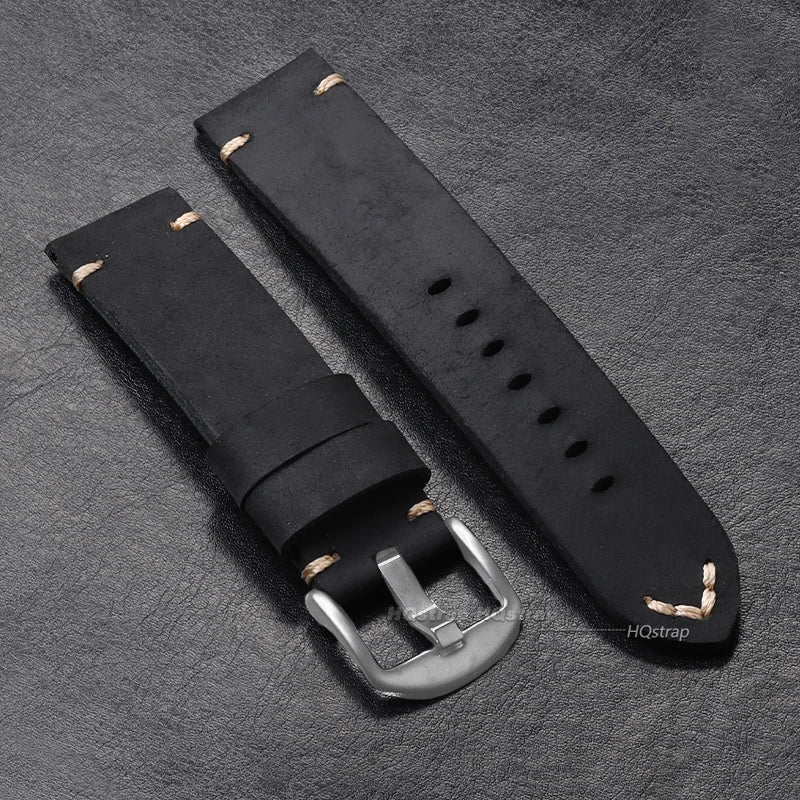 CowLost | bracelets-product_id-handmade-vintage-brown-cowhide-leather-watchband-22-26mm-for-panerai-pam111-441 |12