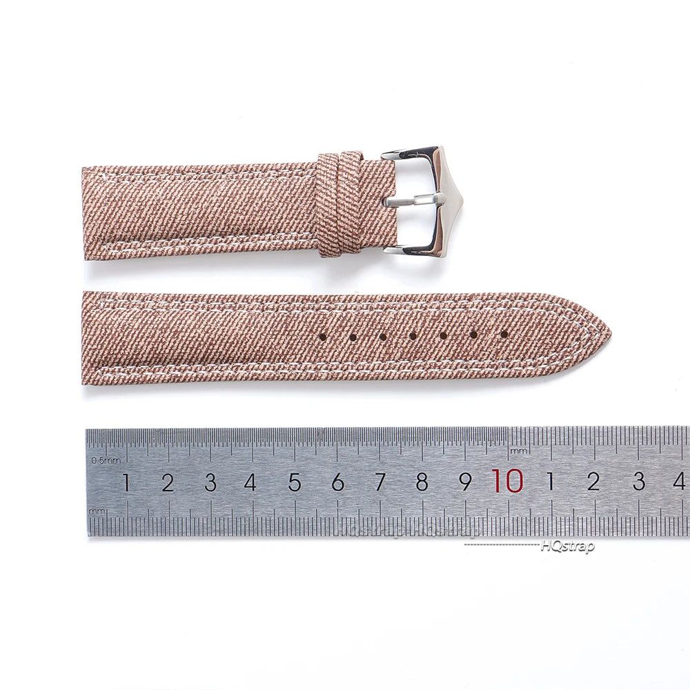 CowLost | product_id-sailcloth-denim-pattern-nylon-leather-watch-strap-18-22mm-sport-wristband-unisex |6