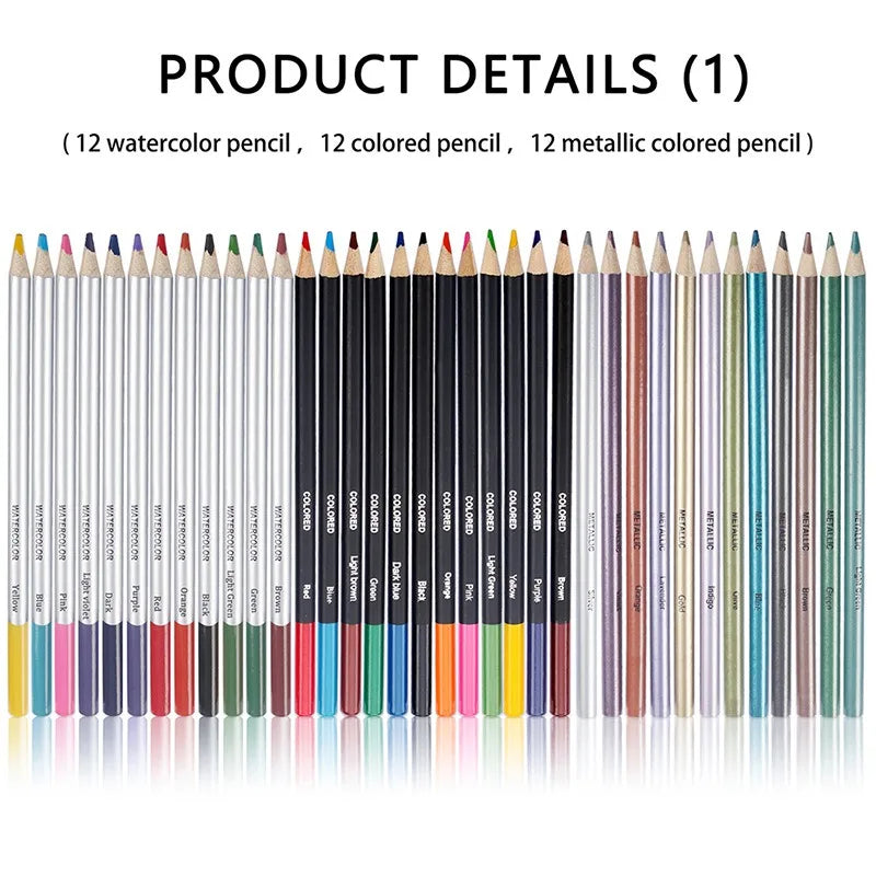 CowLost | product_id-kalour-108pcs-professional-sketching-pencil-set-with-charcoal-sticks-blending-tools-erasers |20