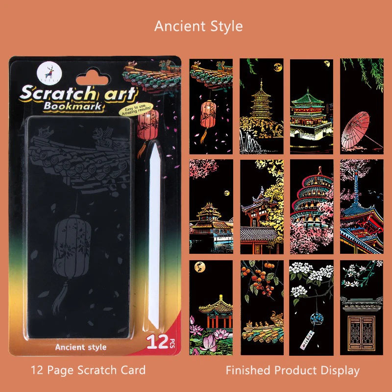 CowLost | product_id-12-piece-diy-scratch-painting-set-featuring-world-famous-architectural-night-scenes |20