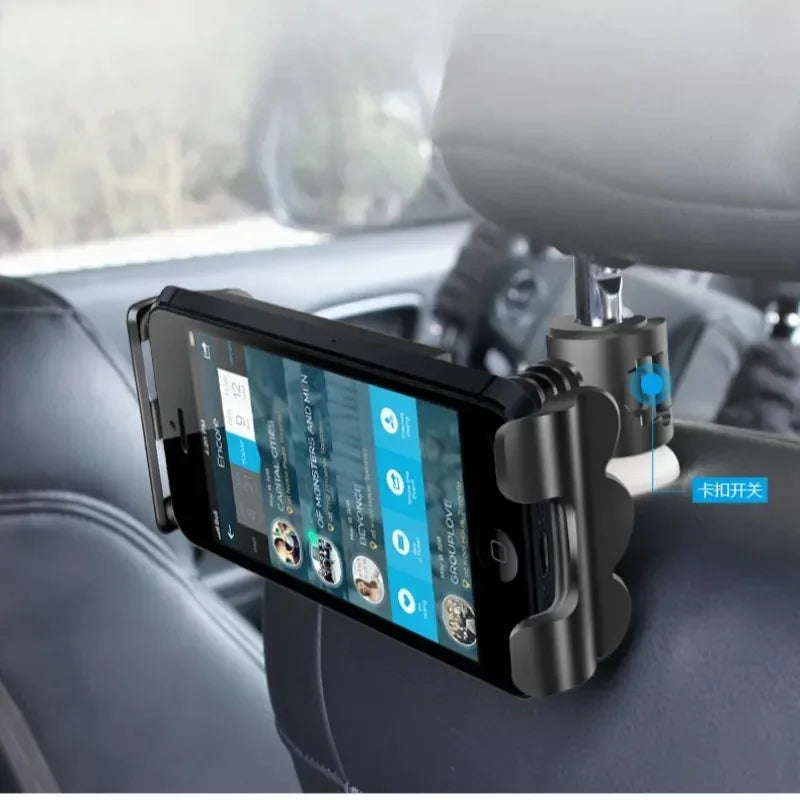 CowLost | mobile-phone-car-mounts-product_id-telescopic-car-tablet-phone-holder-360-adjustable-headrest-mount |3