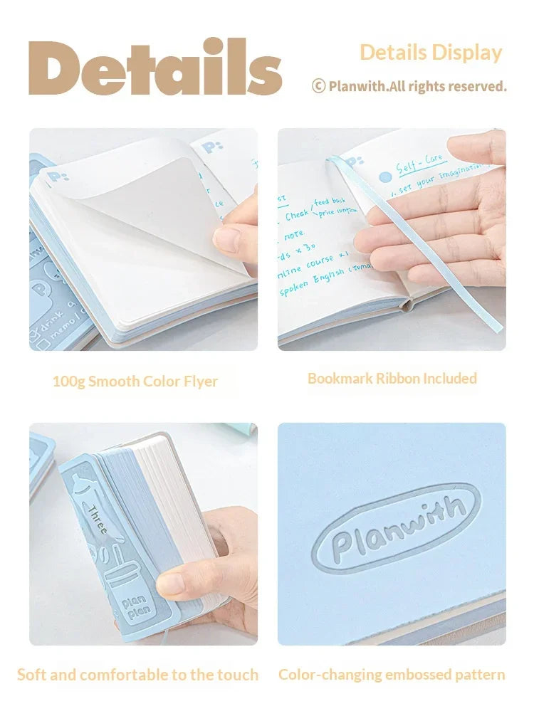 CowLost | product_id-planwith-coffee-theme-kawaii-mini-memo-pad-thick-blank-pages-for-journaling-sketching-to-do-lists |20