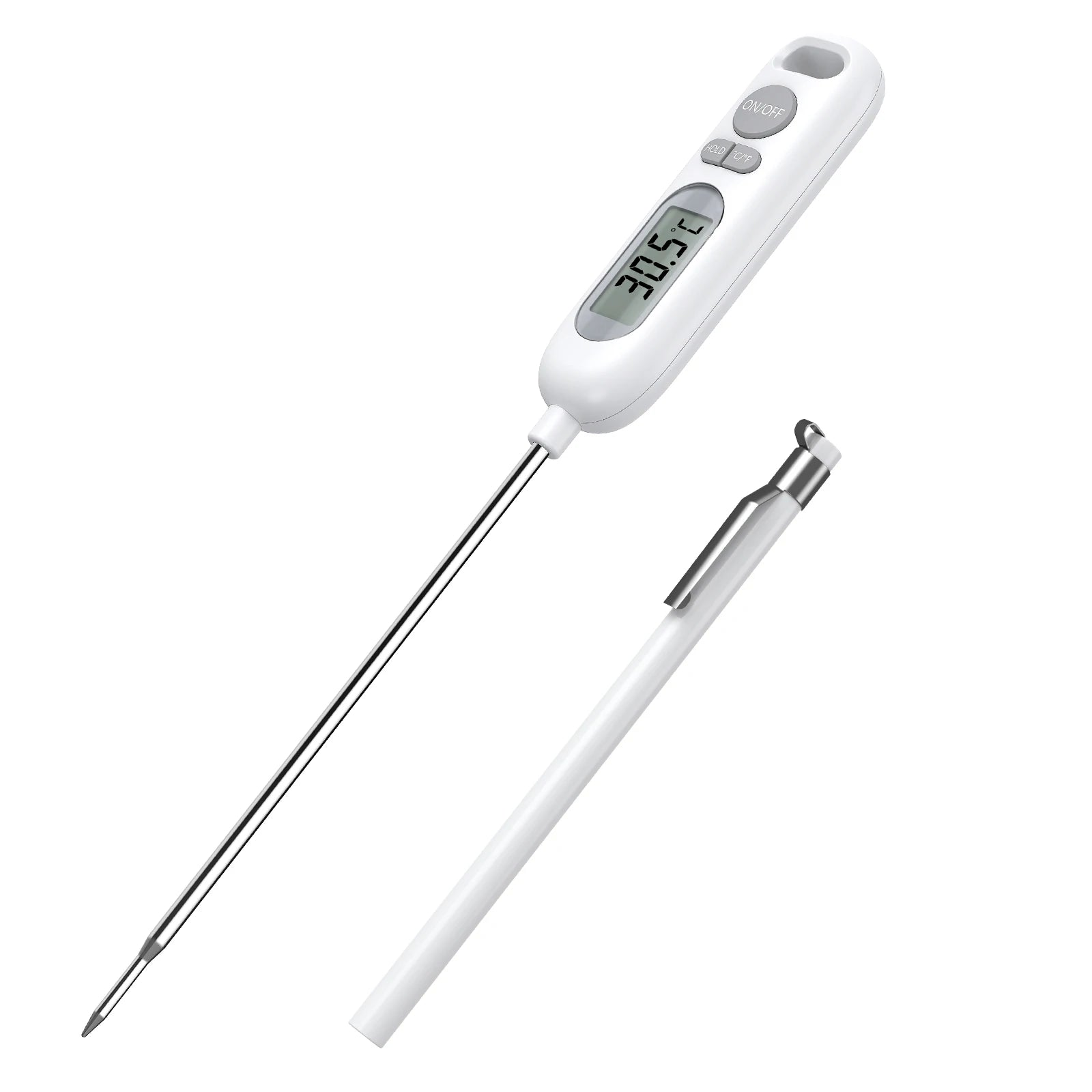 ORIA Digital Meat and BBQ Thermometer Cooking Probe for Water, Milk, Oil, Oven Temperature Measurement