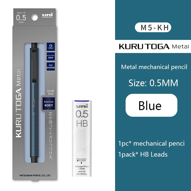 CowLost | product_id-uni-m5-kh-metal-mechanical-pencil-0-5mm-kuru-toga-rotating-lead-core-no-breakage |21