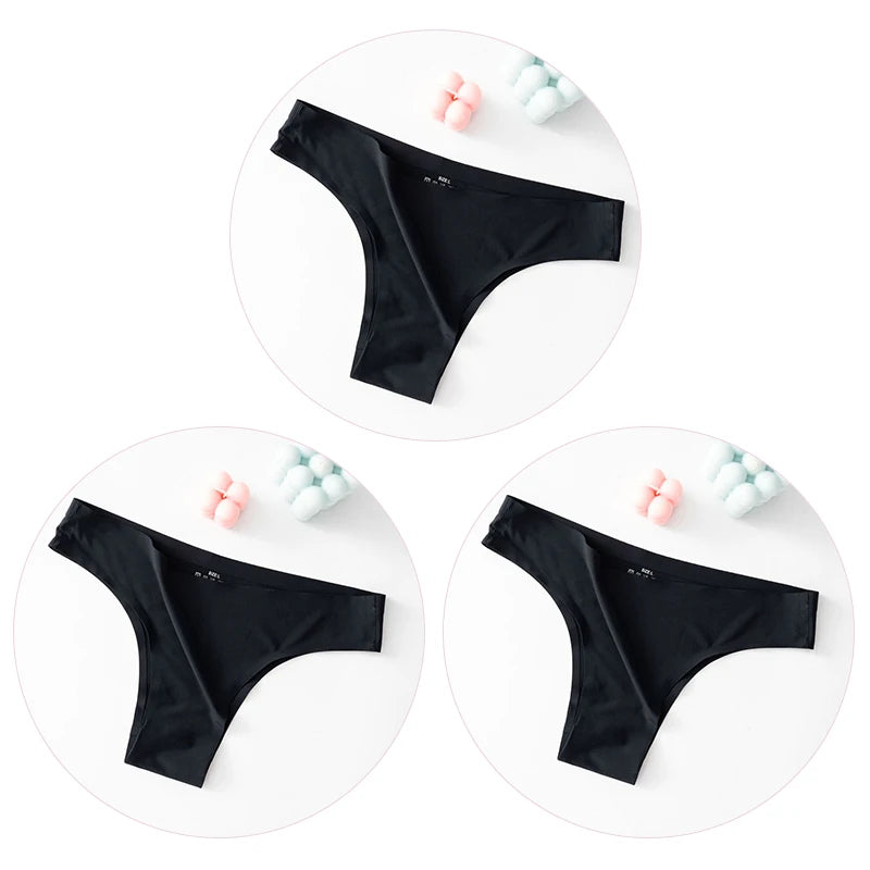CowLost | 3pcs-set-womens-sexy-seamless-panties-female-ice-silk-underwear |19