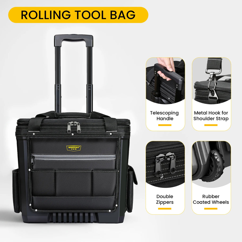 CowLost | product_id-winhunt-oxford-fabric-rolling-tool-bag-with-telescoping-handle-for-electrician-tool-organization |3