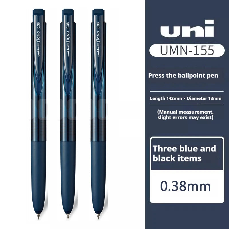 CowLost | product_id-mitsubishi-uni-signo-umn155-gel-pen-0-38-0-5mm-black-red-blue-quick-dry-smooth-low-friction |36