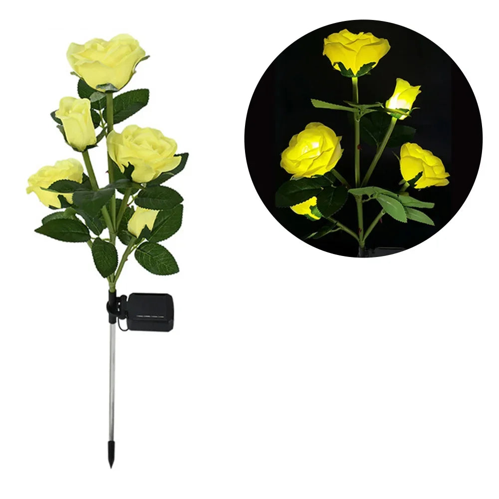 CowLost | product_id-ggbingo-solar-5-head-rose-flower-garden-lights-for-outdoor-yard-patio |14