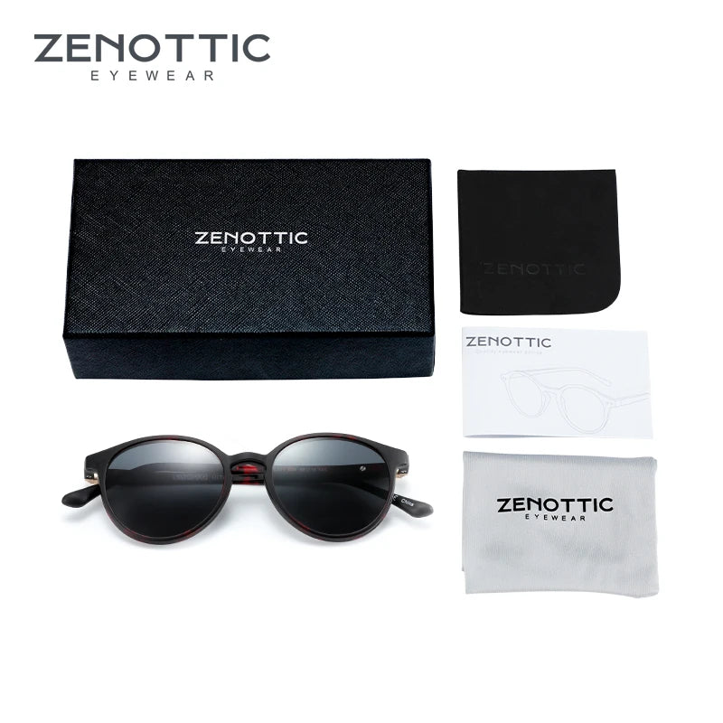 CowLost | zenottic-magnetic-clip-on-sunglasses-polarized-sunglasses-myopia-glasses-frame-2-in-1 |6