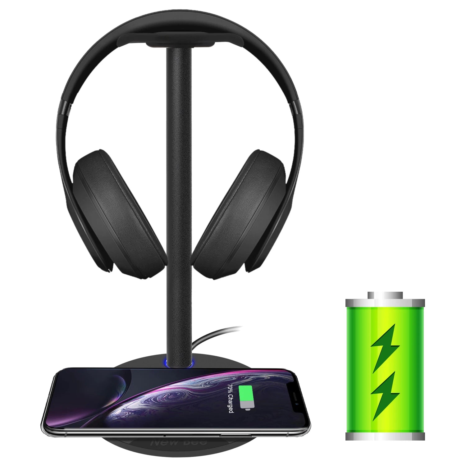 CowLost | mobile-phone-cases-new-bee-z8-rgb-headphone-stand-with-usb-ports |18