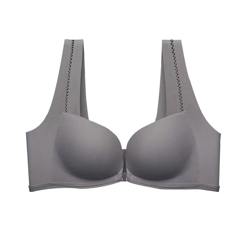 CowLost | product_id-front-button-seamless-adjustable-wire-free-push-up-bra-for-small-breasts-anti-sagging-support |18