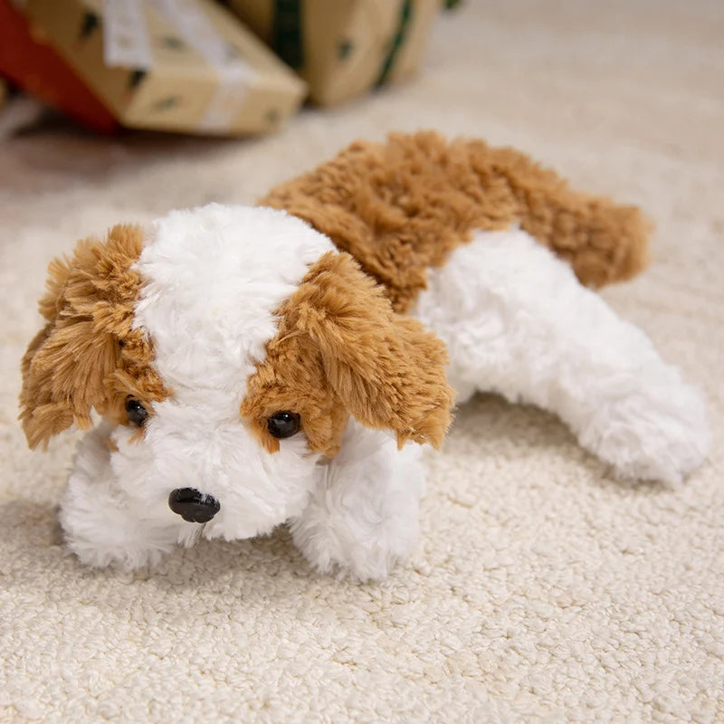 CowLost | fencing-barriers-sleeping-position-baby-dog-plush-toy-32-42-48cm-soft-stuffed-animal |16