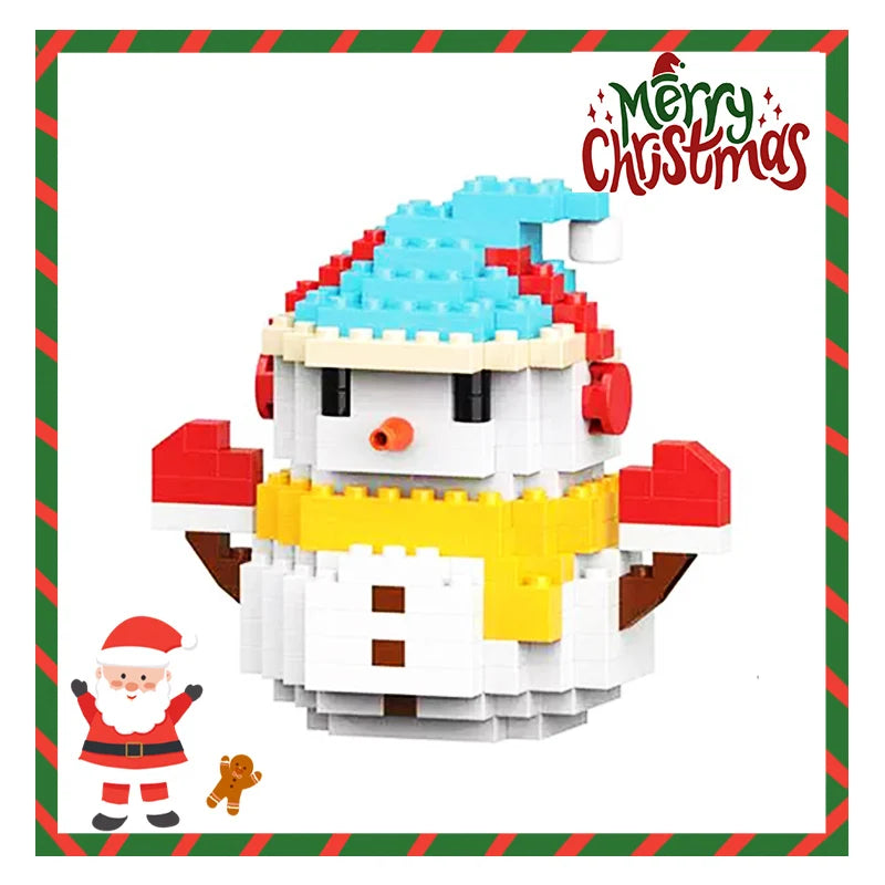 CowLost | christmas-gifts-building-block-series-santa-claus-reindeer-puzzle-assembly-bricks-table-decoration-toys-for-child-chrismas-gift-2 |18