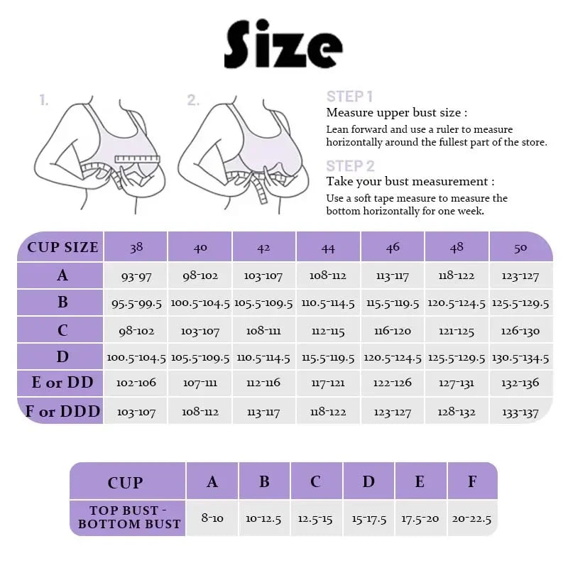 CowLost | product_id-fallsweet-seamless-wire-free-front-closure-push-up-bra-for-women-large-size |4