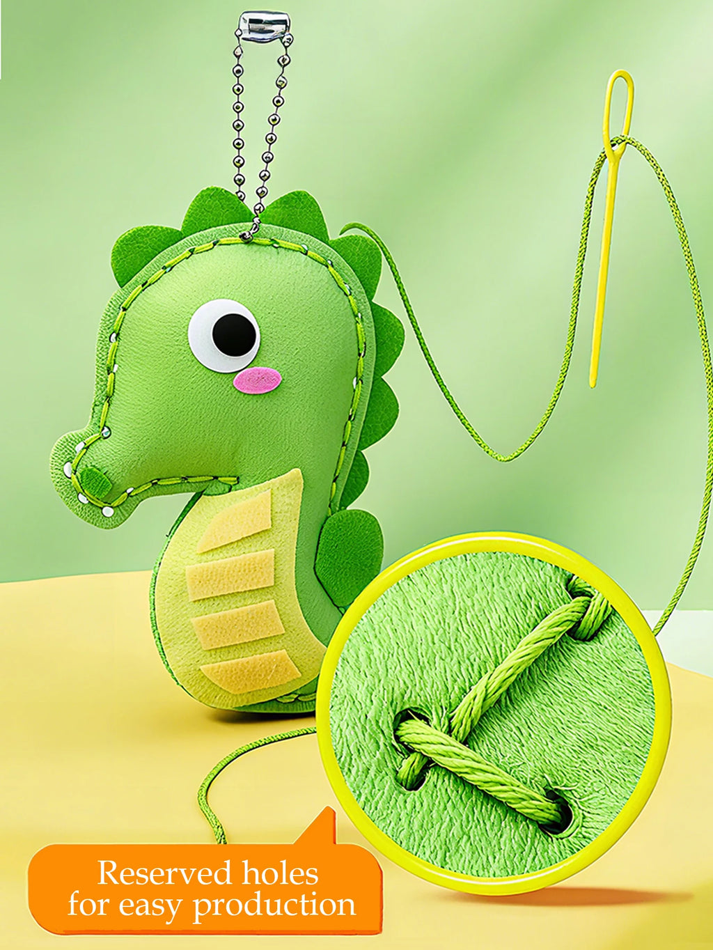 CowLost | product_id-fun-sewing-diy-pendant-set-with-cotton-lanyard-ocean-animal-toys-for-kids |12