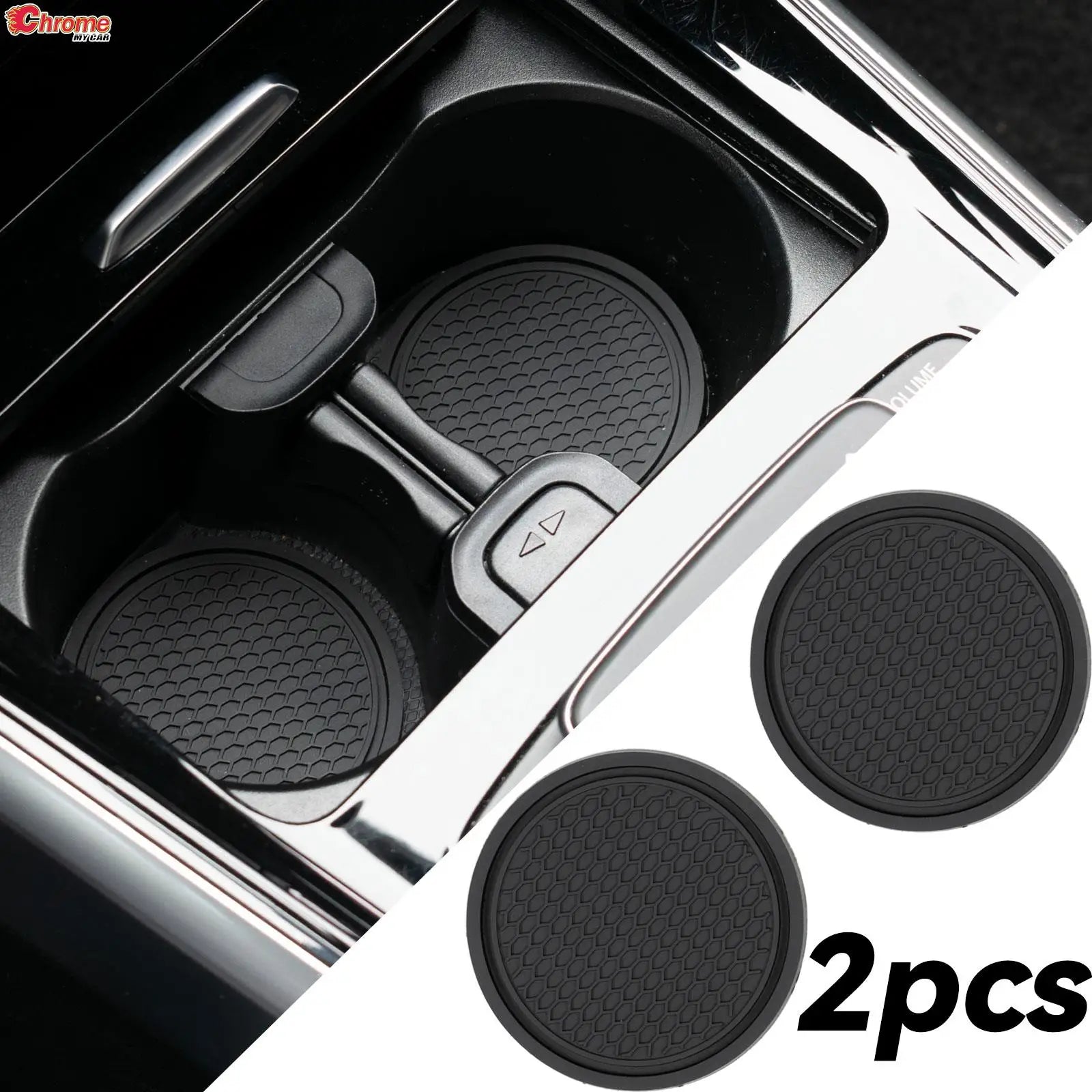CowLost | 2pcs-universal-black-car-auto-cup-holder |1