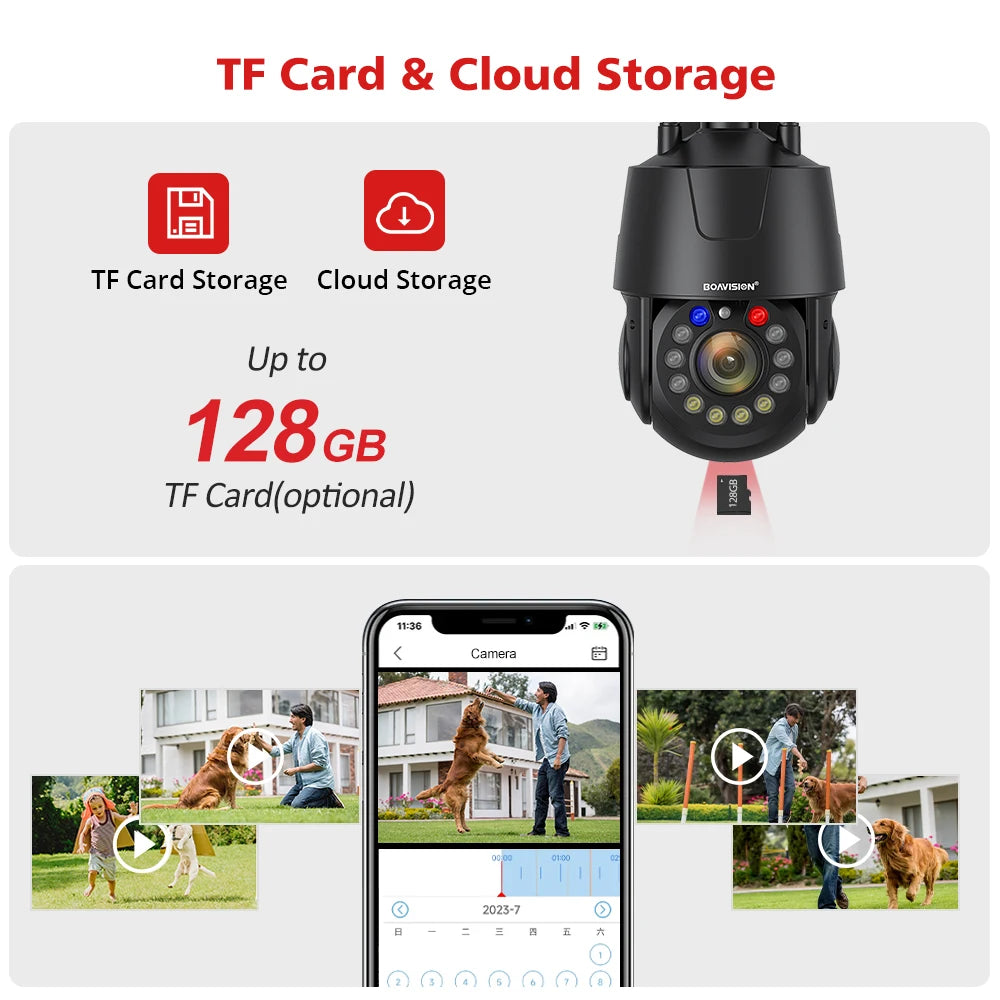 CowLost | outdoor-surveillance-camera-wifi-4g-poe-8mp-5mp-30x-optical-zoom-ai-auto-tracking-150m-ir-distance-metal-ptz-security-camera |14