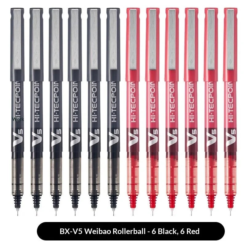 CowLost | product_id-pilot-bx-v5-12-color-0-5mm-rollerball-pens-anti-leak-smooth-ink-for-journaling-art-projects |32