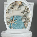 CowLost | 1pc-ocean-dolphin-shell-bathroom-toilet-sticker-decorative |12