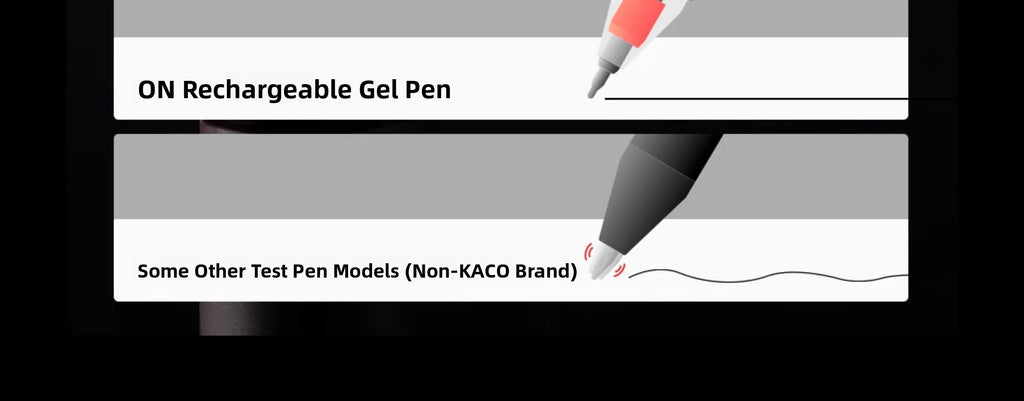 CowLost | product_id-kaco-on-zero-0-5mm-black-retractable-refillable-gel-pen-smooth-writing |11