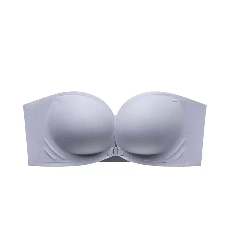CowLost | product_id-strapless-wireless-front-buckle-push-up-bra-for-women-seamless-non-slip-traceless |10