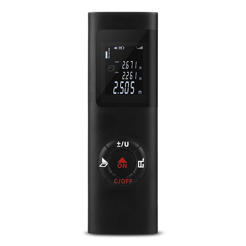 40M Rechargeable Handheld Infrared Laser Distance Meter Rangefinder for Decoration