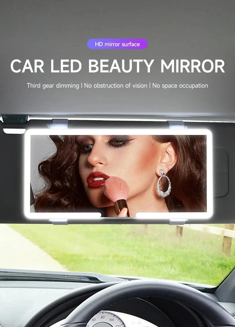 CowLost | product_id-rechargeable-ultra-thin-led-hd-car-sun-visor-makeup-vanity-mirror |7