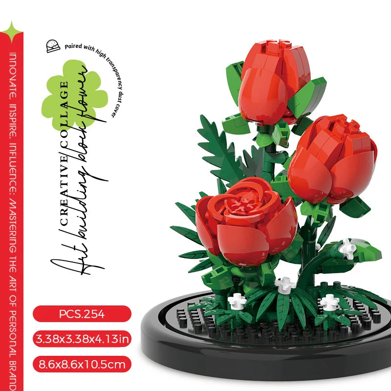 CowLost | product_id-micro-particle-building-block-sunflower-bouquet-diy-puzzle-toy-desktop-decoration |2