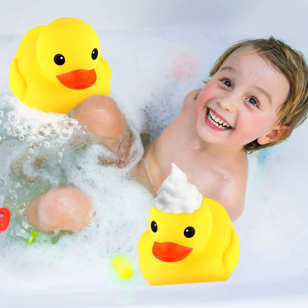 CowLost | product_id-1-2-pcs-giant-10-2-inch-rubber-duck-bath-toy-squeaky-large-yellow-rubber-ducky |4