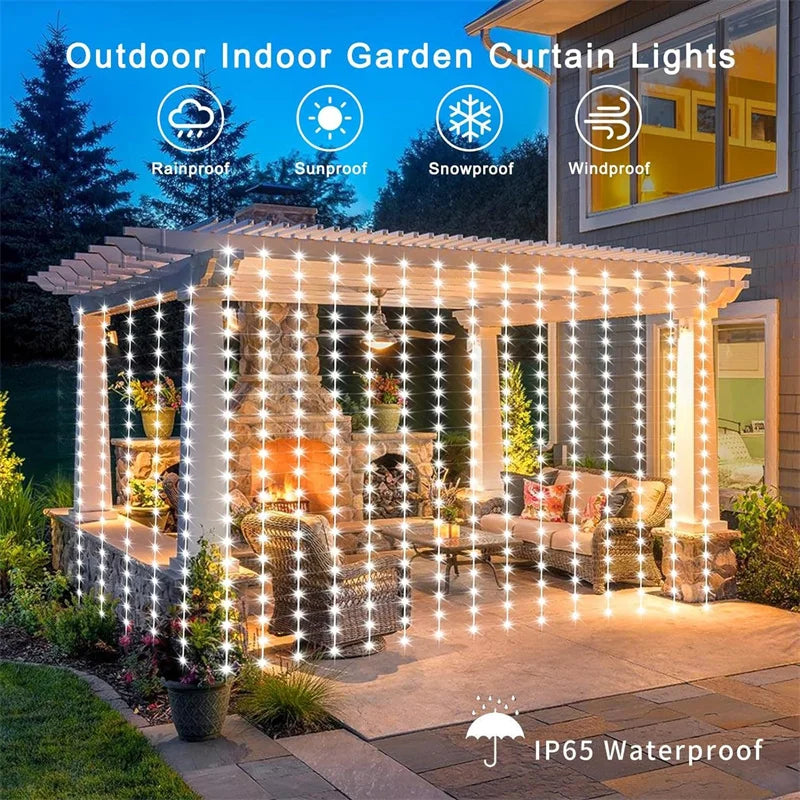 CowLost | product_id-solar-waterproof-led-curtain-fairy-string-lights-for-outdoor-garden-parties |3
