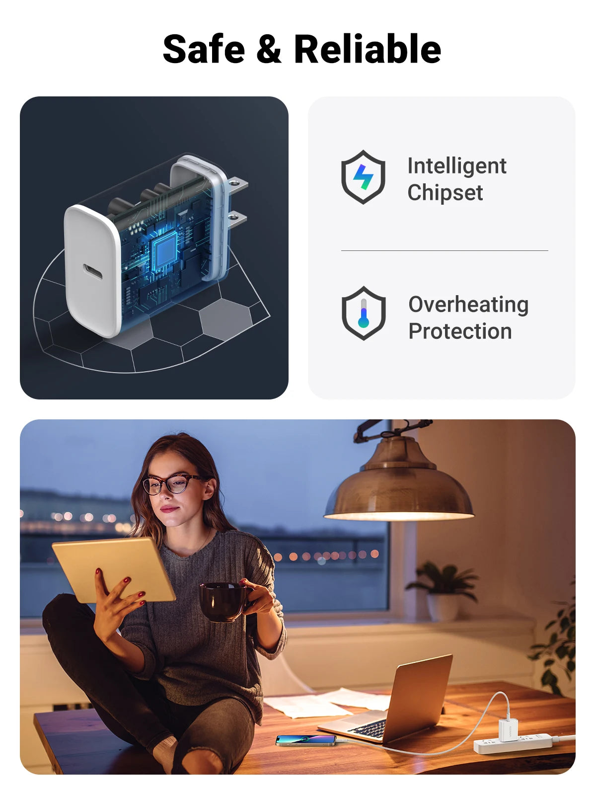 CowLost | ugreen-quick-charge-4-0-3-0-qc-pd-charger-20w-usb-type-c-fast-charger |11