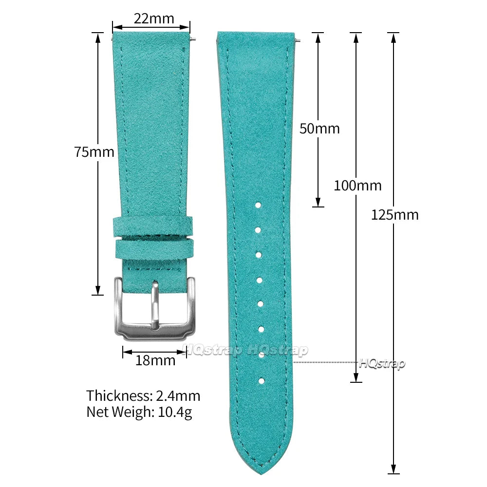 CowLost | bracelets-product_id-vintage-suede-leather-watch-strap-18-22mm-for-seiko-quick-release-pin-buckle-bracelet |7