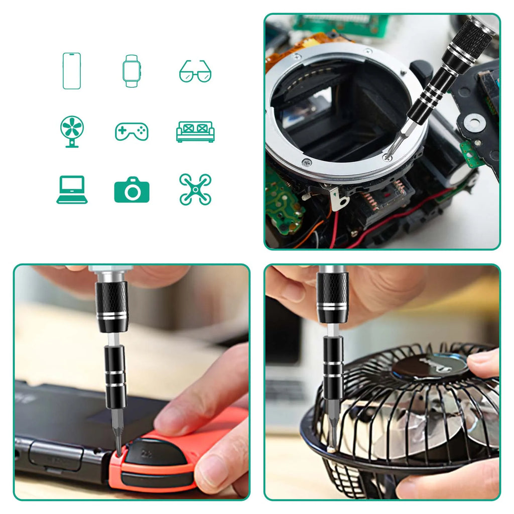 ORIA 132-in-1 Magnetic Precision Screwdriver Set for Electronics Repair Phone Watch