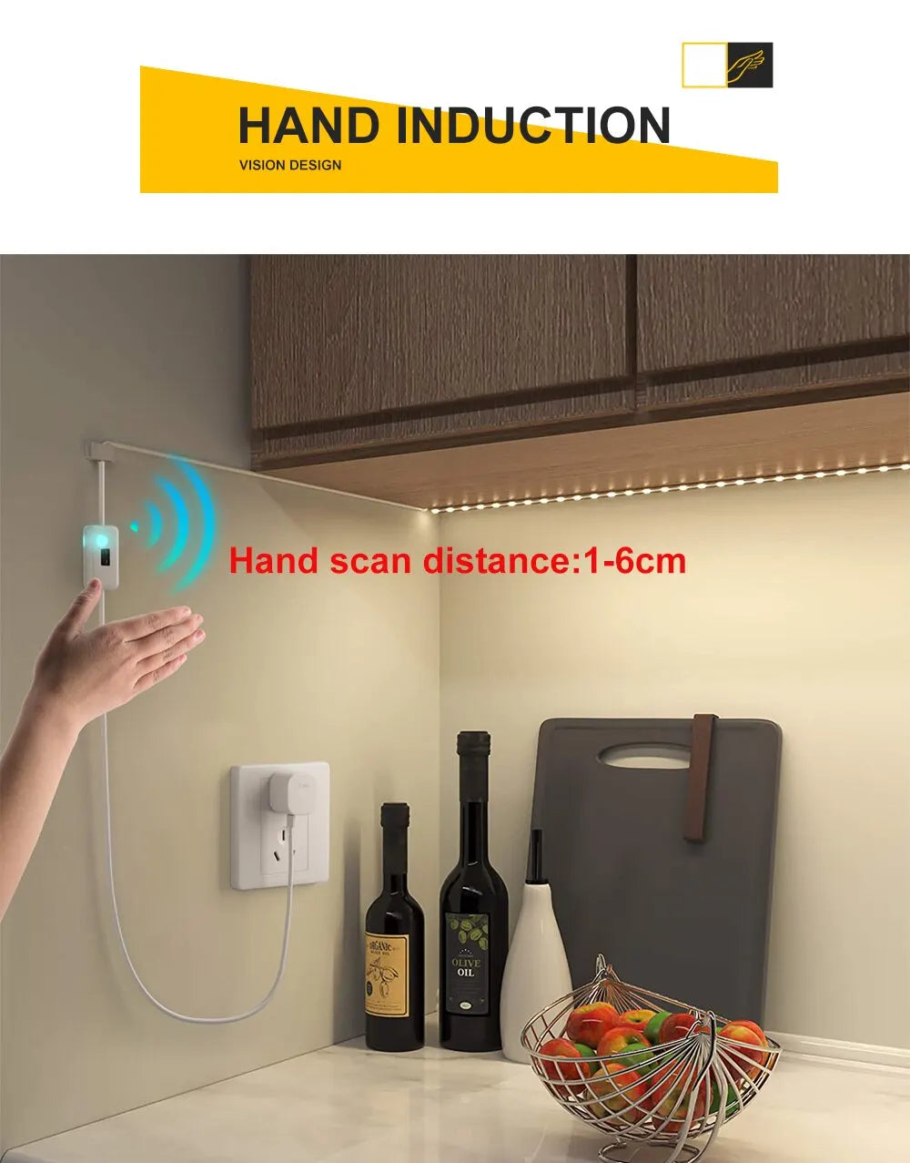 CowLost | tv-led-backlight-strips-bars-product_id-1-5m-usb-5v-led-strip-light-60-leds-m-gesture-control-dimmable-night-backlight-for-tv-kitchen-cabinet |7