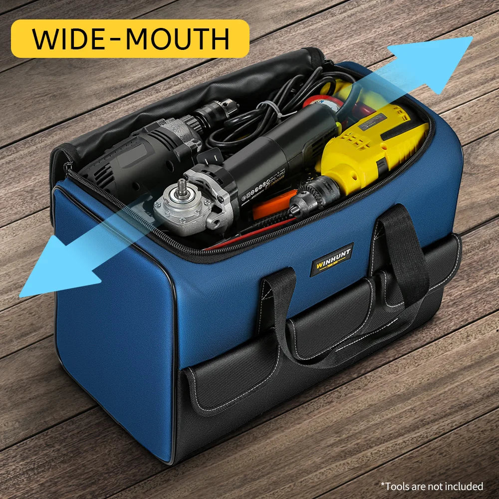 CowLost | product_id-heavy-duty-wide-mouth-tool-bag-with-pockets-organizer-for-tool-storage-and-transport |5