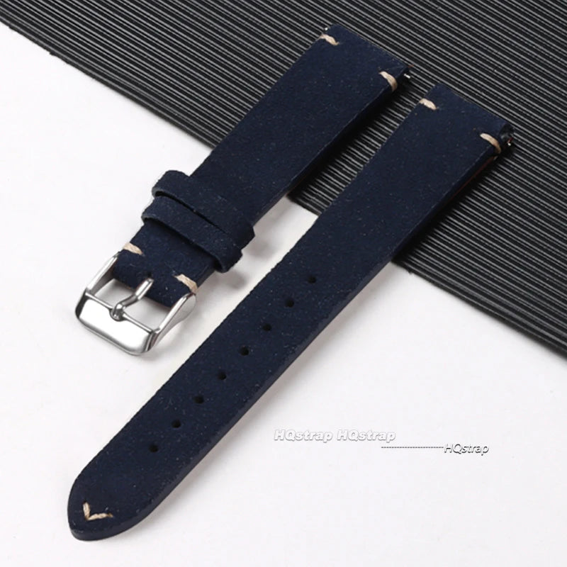 CowLost | product_id-vintage-leather-suede-quick-release-watch-strap-14-22mm-gray-blue-brown |15
