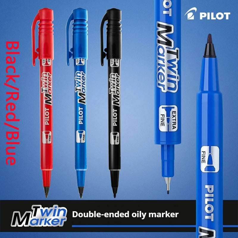 CowLost | product_id-pilot-oil-based-permanent-marker-pen-2-in-1-dual-tip-fine-bold-quick-drying-waterproof-smudge-proof |2