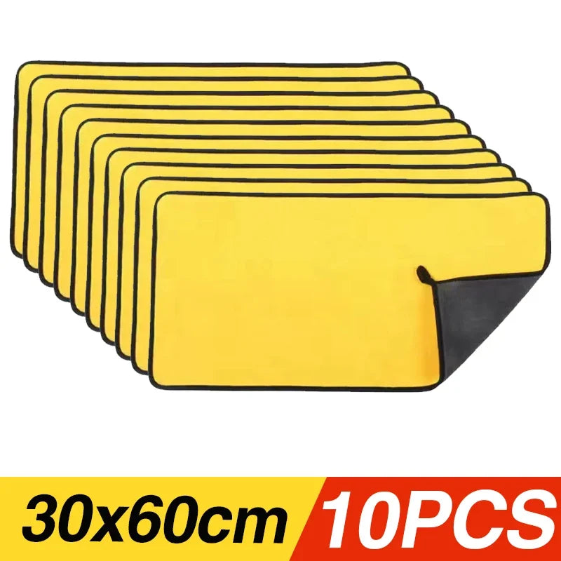1/3/5/10PCS Car Wash Towels Cleaning Cloth Absorbent