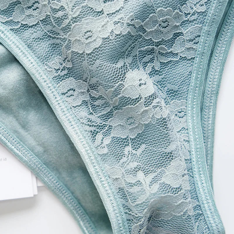 CowLost | product_id-3pcs-women-s-low-waist-lace-brazilian-briefs-set |4