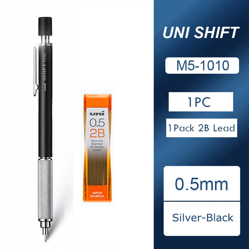 CowLost | product_id-uni-metal-mechanical-pencil-shift-0-3-0-9mm-japanese-stationery-low-center-of-gravity |30