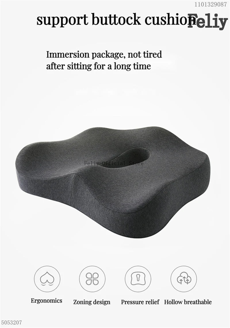 CowLost | memory-foam-office-chair-cushion-car-seat-support |12