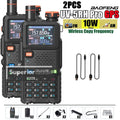 CowLost | intercom-accessories-baofeng-uv-5rh-pro-gps-walkie-talkie-10w-640-channels-type-c-charging-noaa-weather-2-4pcs |22