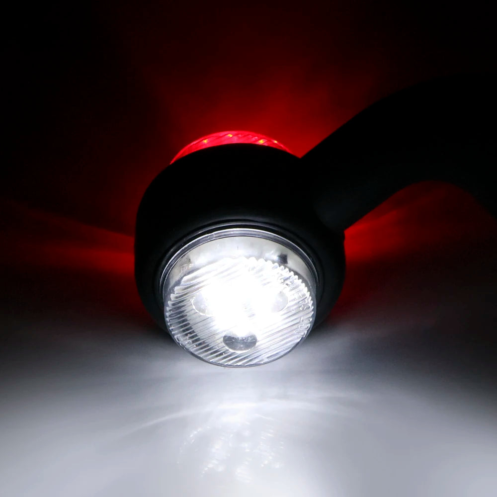 CowLost | truck-lamp-12-24v-led-side-marker-light-indicator-lamp-car-styling-red-white-tail-light-assembly-2pcs-set |8