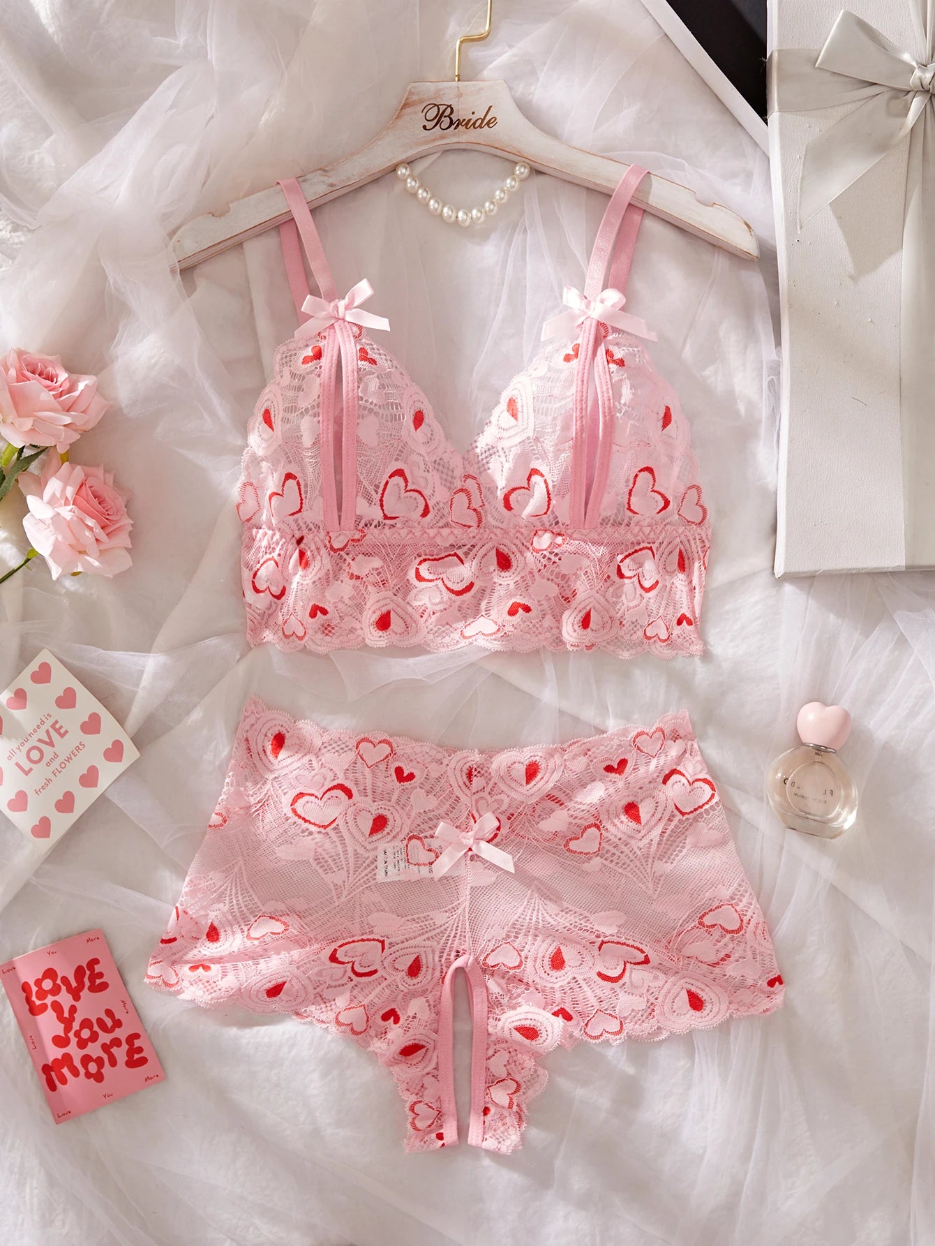 CowLost | elegant-design-open-chest-bra-and-crotchless-panties-set |8