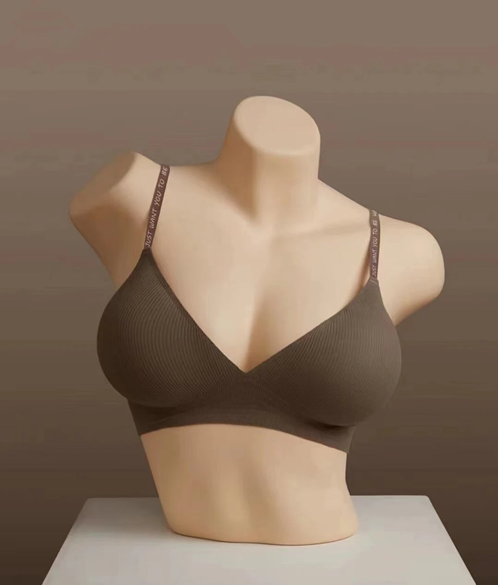 CowLost | product_id-seamless-wire-free-push-up-bra-for-small-chest-anti-sagging-thin-design |9