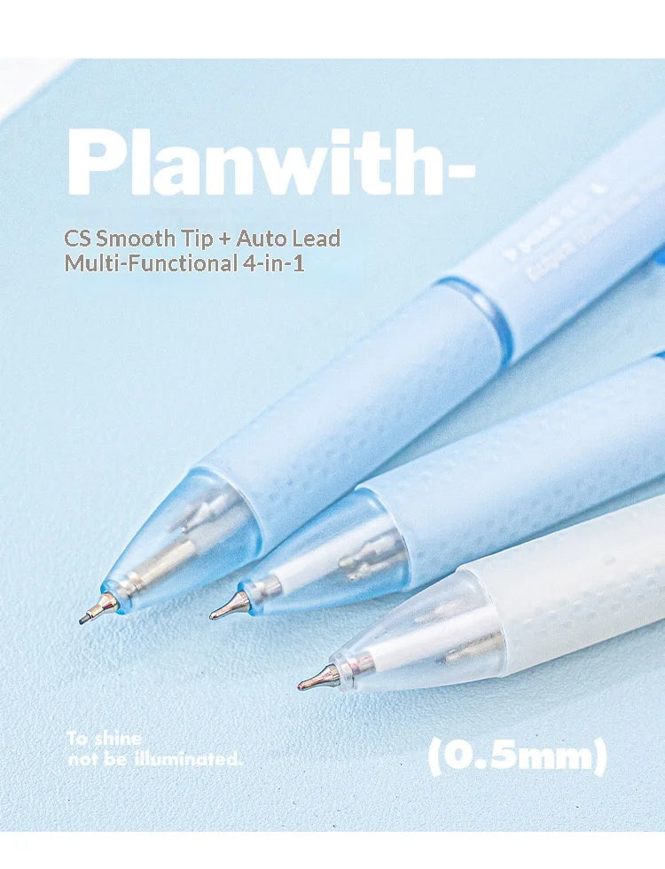 CowLost | product_id-planwith-3-color-gel-pen-with-mechanical-pencil-comfortable-grip-black-red-blue-ink-for-study-office |12