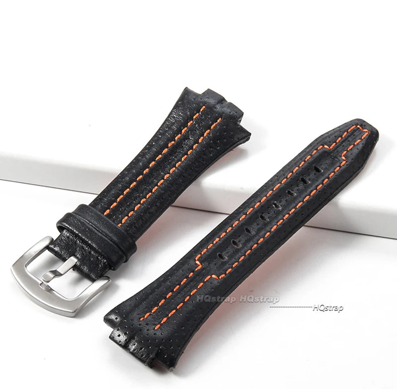 CowLost | bracelets-product_id-genuine-leather-waterproof-watchband-15x27mm-for-seiko-snl021p1-snl017p1-sna595p2-snl029p2-black-wrist-strap |14