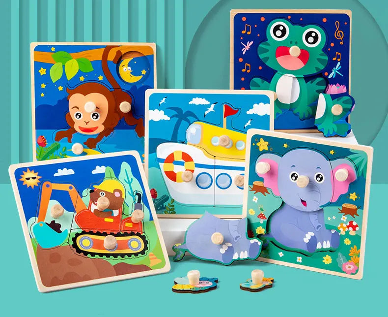 CowLost | fencing-barriers-montessori-baby-wooden-puzzles-1-3-years-educational-toys |11