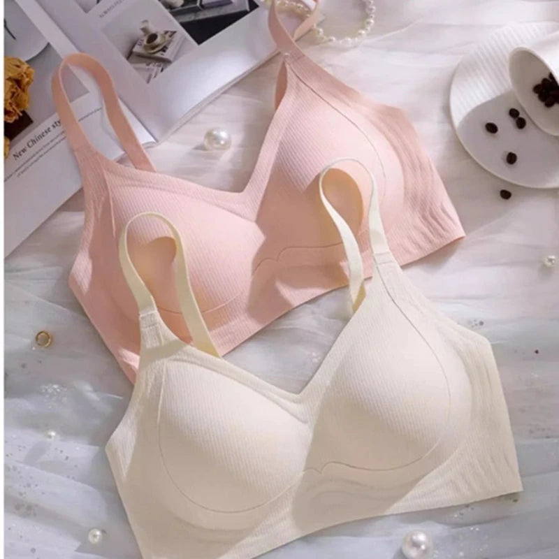 CowLost | product_id-women-s-seamless-no-wire-lifting-bra-gathered-anti-sagging-no-trace |1