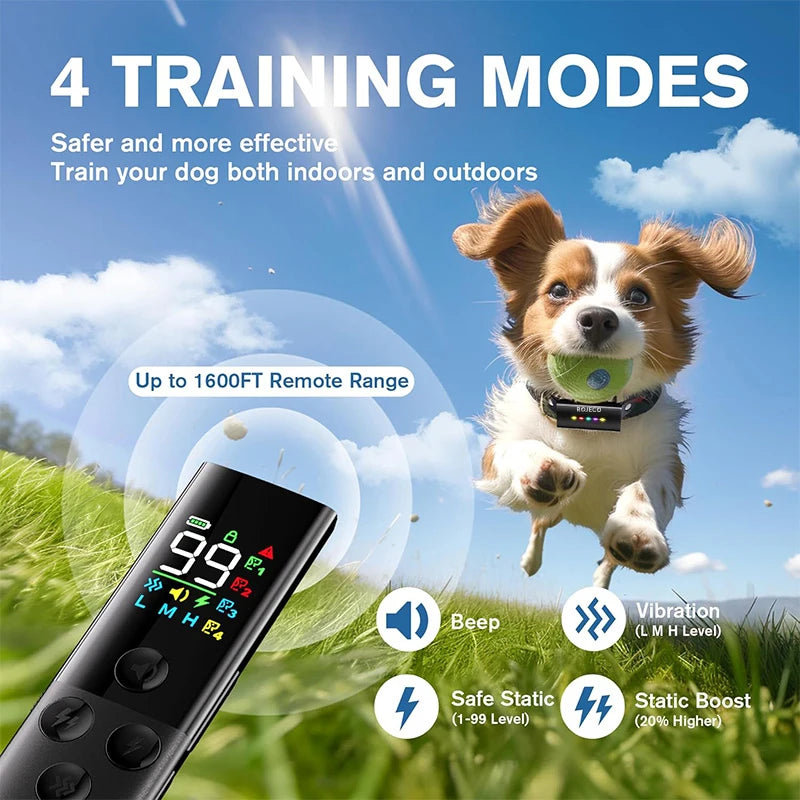 CowLost | dog-diapers-rojeco-waterproof-dog-training-collar-with-1600ft-remote-control |3